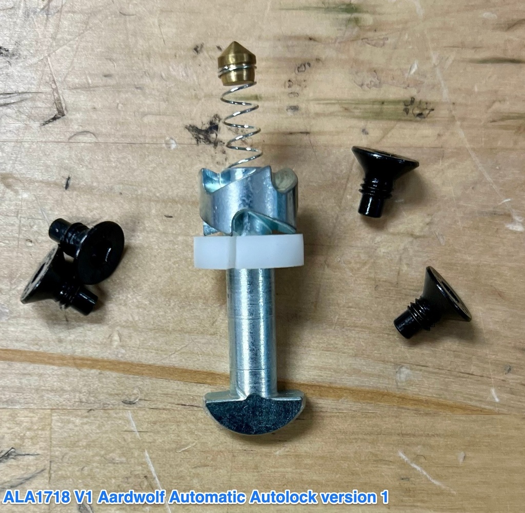 [ Parts ] ALA1718 V1 Aardwolf Automatic Lifter Plastic cap and Locking Version 1. 
 Part#29,27,21,24,28(2)